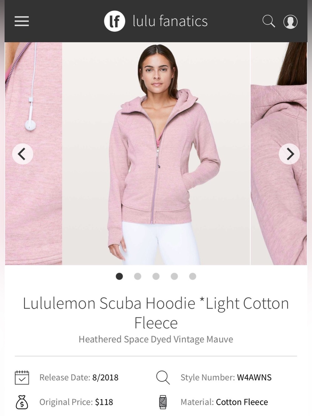 Lululemon Scuba Hoodie